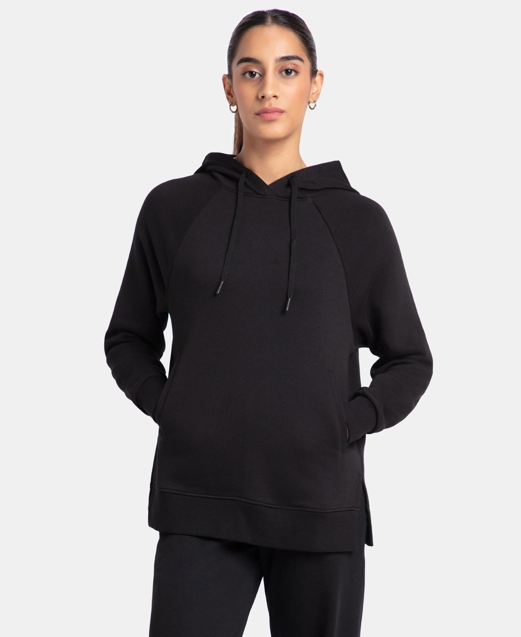 Super Combed Cotton Rich Fleece Fabric Drop Shoulder Styled Hoodie Sweatshirt - Black Hoodie with Drop Shoulder Relaxed Streetwear Super Combed Cotton Rich Fleece Fabric Drop Shoulder Styled Hoodie Sweatshirt - Black Hoodie with Drop Shoulder Relaxed Streetwear