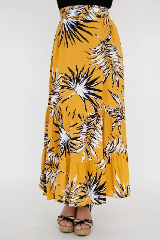 Tibby Skirt, Coco Palm velvet skirt sumptuous