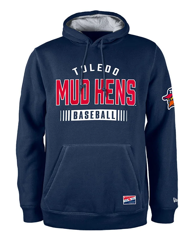 Toledo Mud Hens New Era Gameday Hoodie Hoodie with Snap Buttons Easy Quick