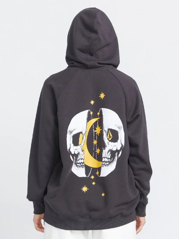 Truly Stoked Hoodie - VINTAGE BLACK Hoodie with Logo Branding Identity