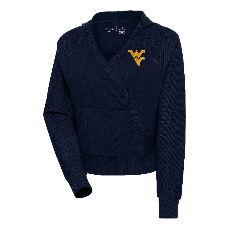 WVU Womens Point Hoodie Hoodie with Fur Luxurious Winter