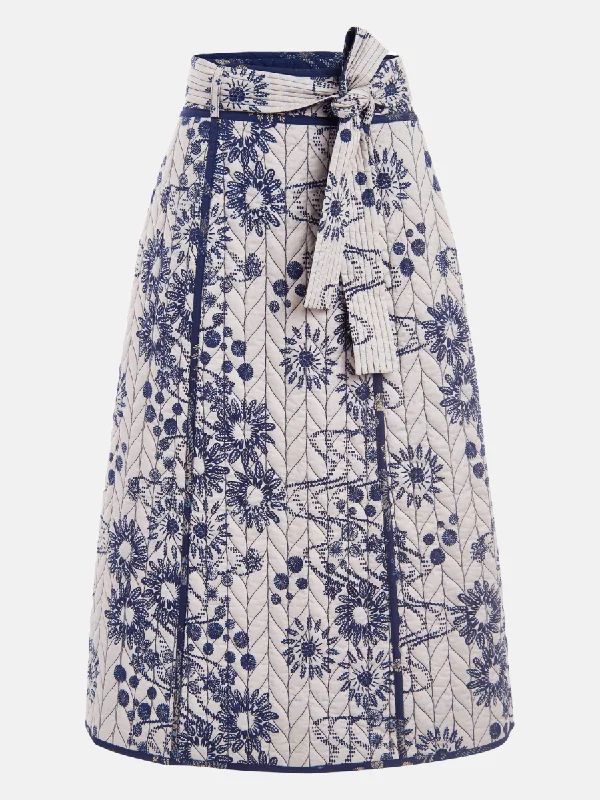 Zoie Reversible Skirt leather skirt sleek