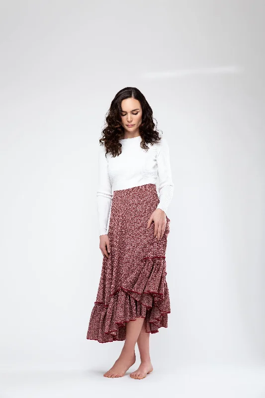 Asymmetrical Skirt - Geo