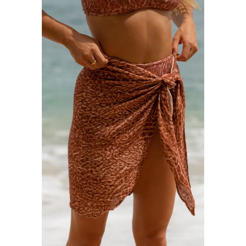 KYA Collins Sarong Leopard