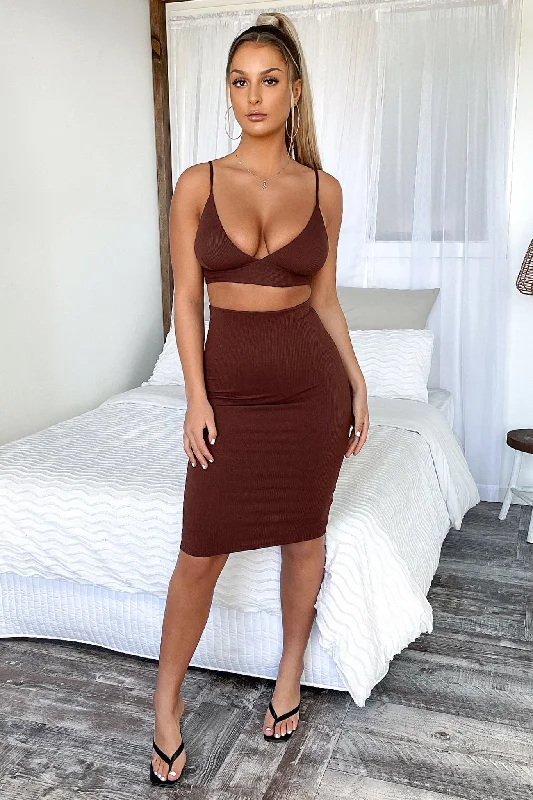 Nikita Skirt - Brown